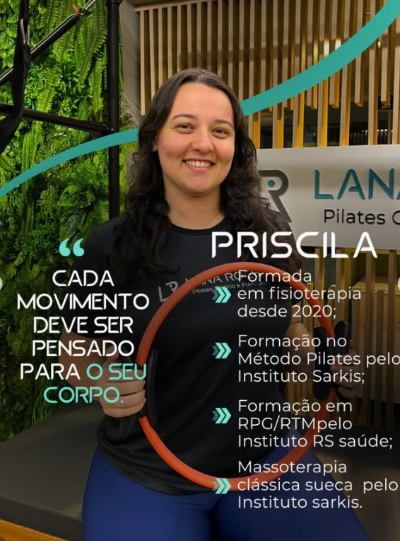 Priscila, fisioterapeuta